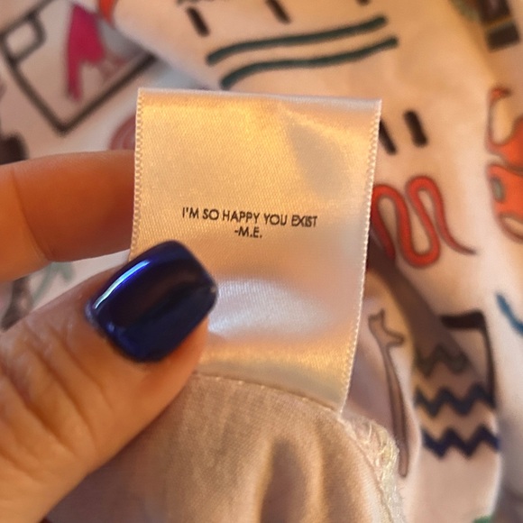 RARE Melody Ehsani 90s style Shirt Dress Egyptian Print “Eye See You” M - Picture 6 of 9